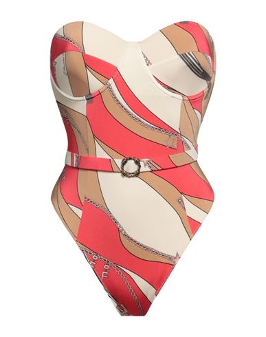 Elisabetta Franchi Woman One-piece Swimsuit Light Brown Size 8 Polyamide, Elastane In Beige
