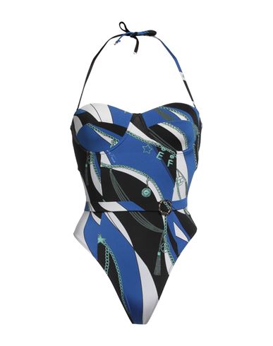 Elisabetta Franchi Woman One-piece Swimsuit Blue Size 2 Polyamide, Elastane