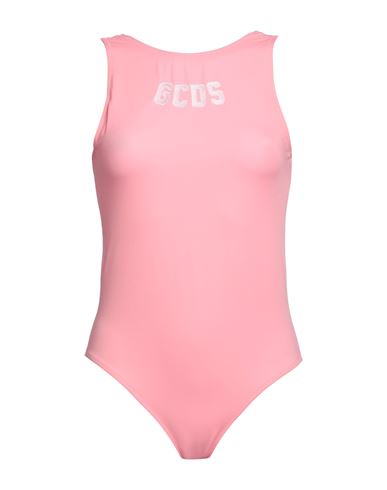 Gcds Woman One-piece Swimsuit Light Pink Size M Polyamide, Elastane