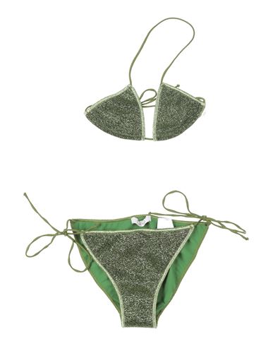 Oseree Babies' Oséree Toddler Girl Bikini Sage Green Size 4 Polyester, Nylon, Elastane