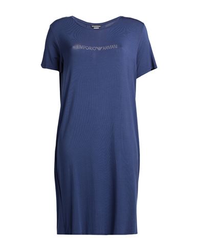 Emporio Armani Woman Cover-up Navy Blue Size Xl Viscose, Elastane
