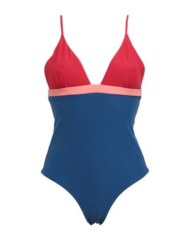 Casa Raki Woman One-piece Swimsuit Bright Blue Size M Recycled Nylon, Elastane