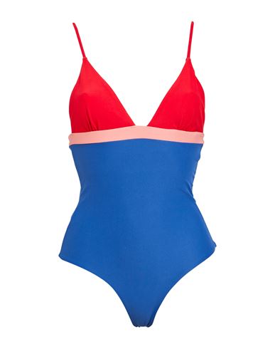 Casa Raki Woman One-piece Swimsuit Blue Size Xs Recycled Nylon, Elastane