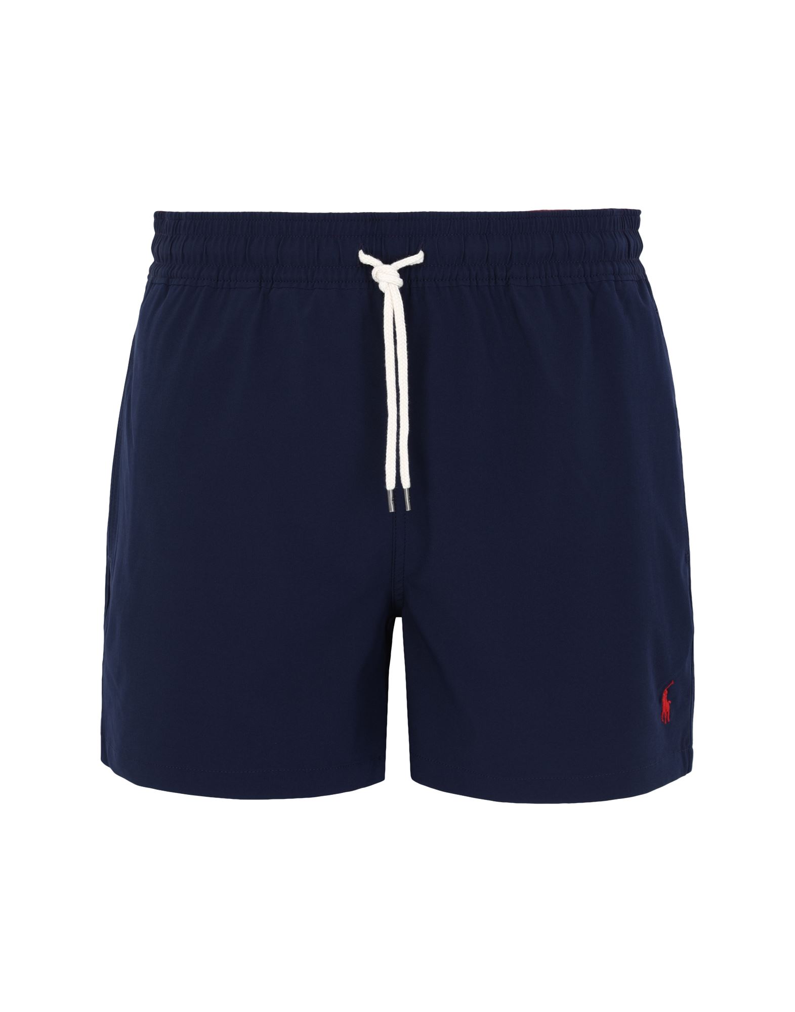 Polo Ralph Lauren Blue Swim Shorts With Elasticated Waist And Embroidered Pony Logo On The Front In Dark Blue