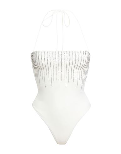 Amen Woman One-piece Swimsuit Ivory Size Xs Polyamide, Elastane In White