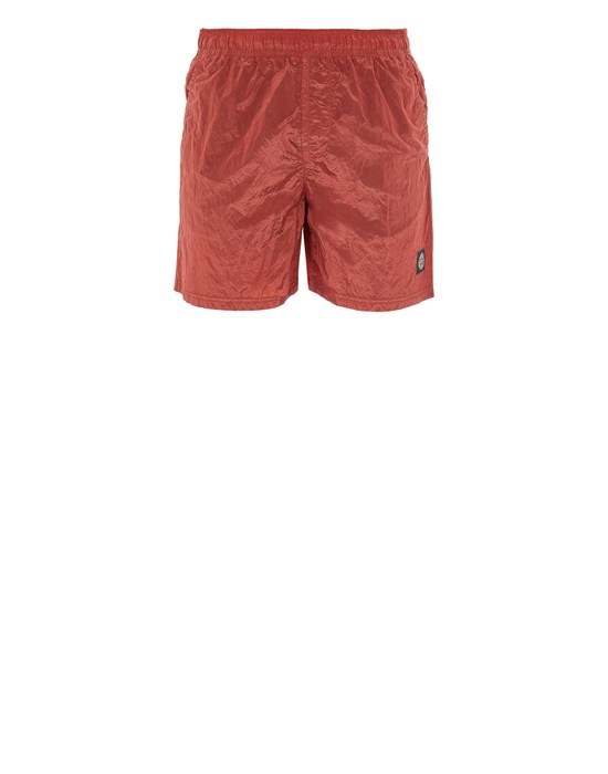 B0943 NYLON METAL SWIMMING TRUNKS Stone 