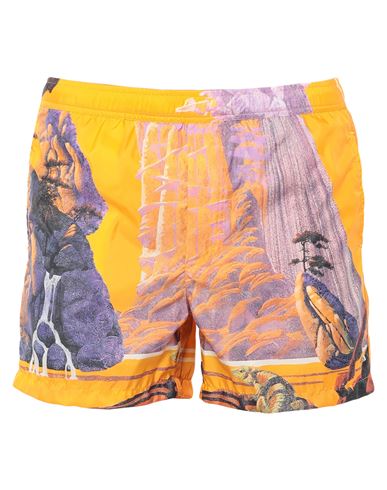 Man Swim trunks Orange Size 36 Polyamide