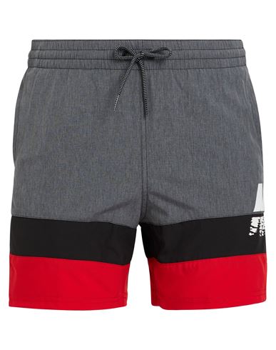 Shop Nike 5 Volley Short Man Swim Trunks Grey Size Xs Polyester, Elastane