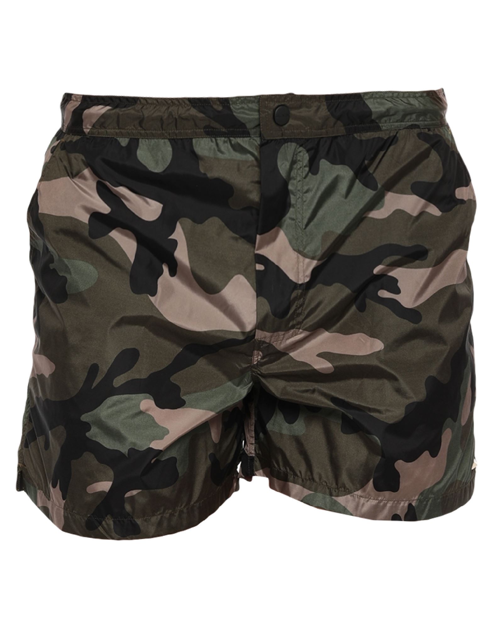 Valentino Swim Trunks In Military Green 