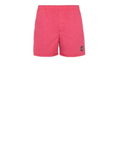 pink stone island swim shorts