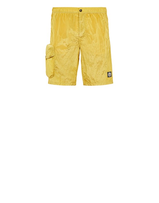  STONE ISLAND B0543 NYLON METAL IN ECONYL® REGENERATED NYLON_GARMENT DYED Swimming trunks Man Yellow