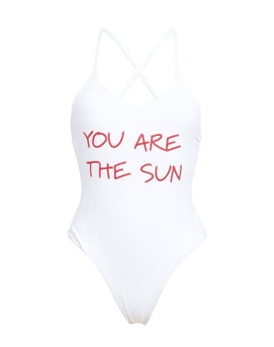Sundek Woman One-piece Swimsuit White Size 10 Polyamide, Elastane