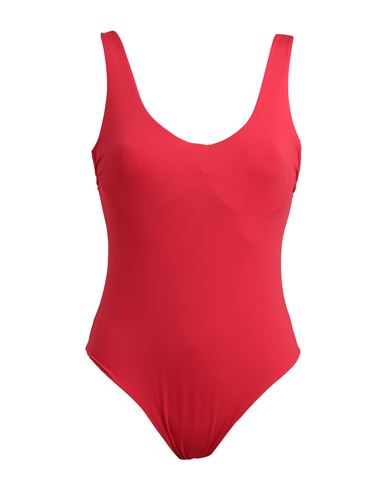 Fisico Woman One-piece Swimsuit Red Size L Polyamide, Elastane