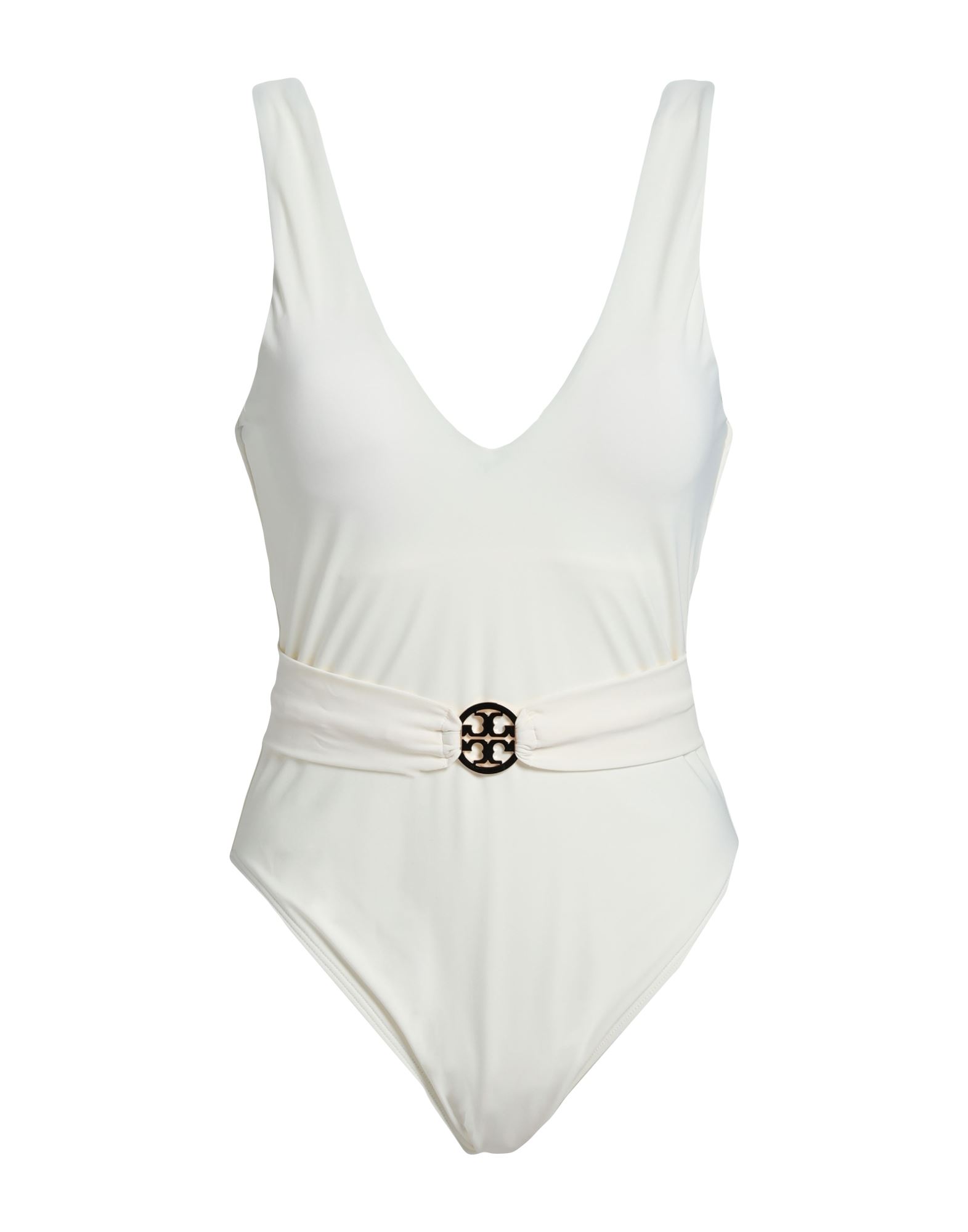 Tory Burch One-piece Swimsuits In Ivory | ModeSens