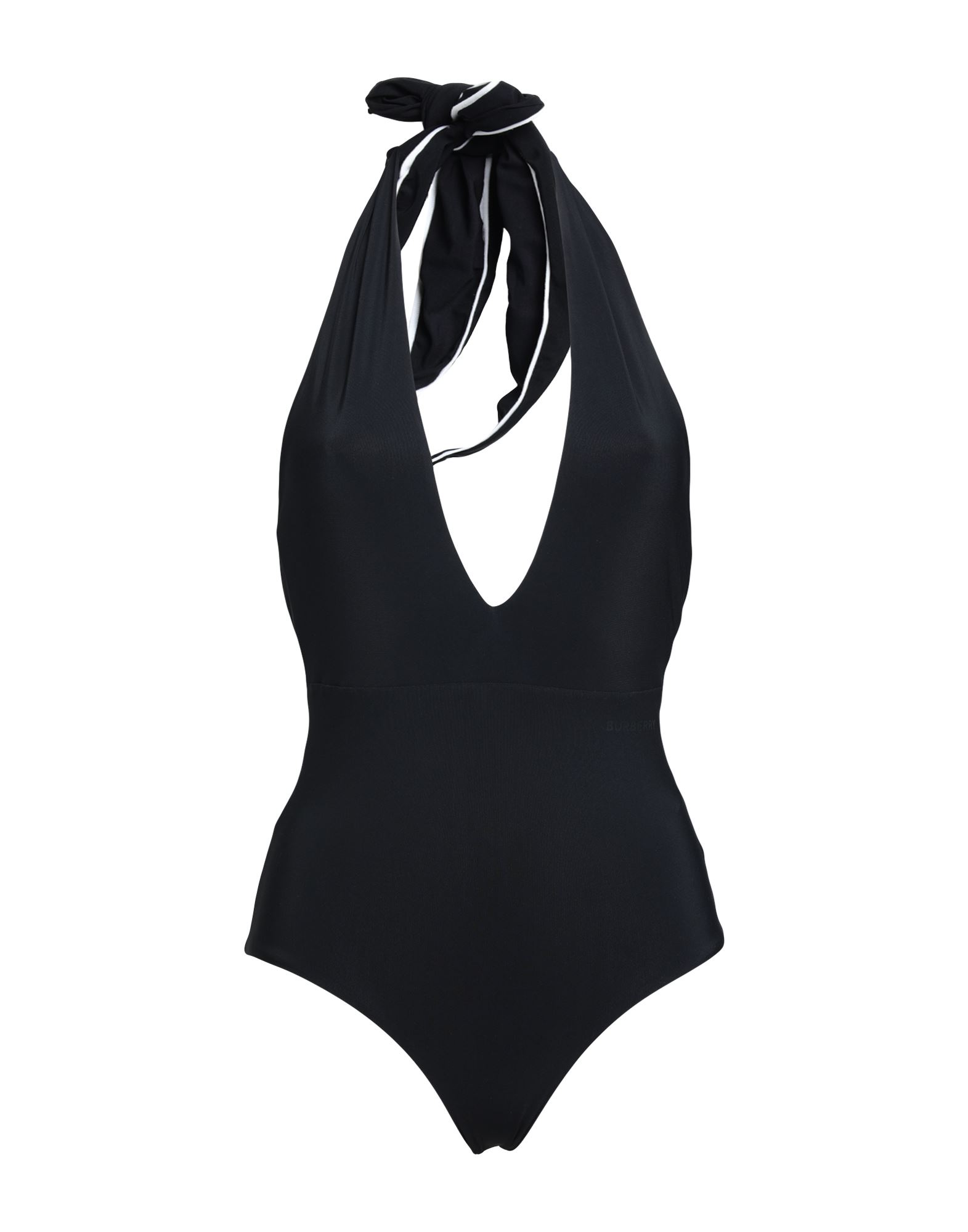 Burberry One-piece Swimsuits In Black | ModeSens