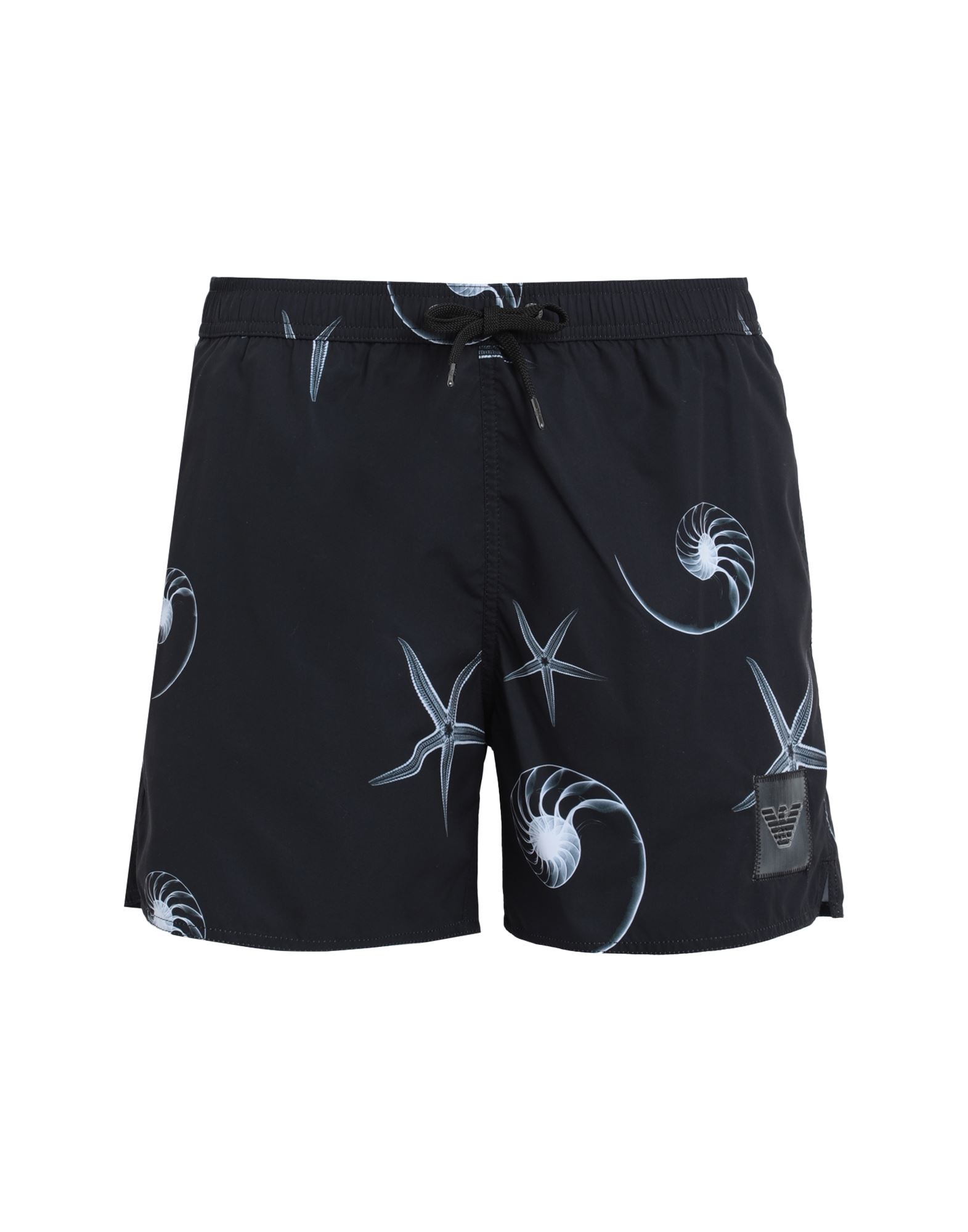 Emporio Armani Swim Trunks In Black