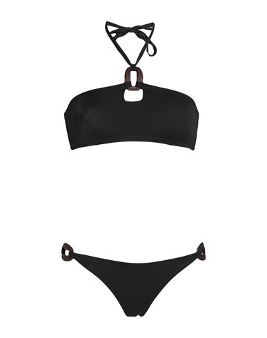 Erika Cavallini Woman Bikini Black Size Xs Polyamide, Elastane