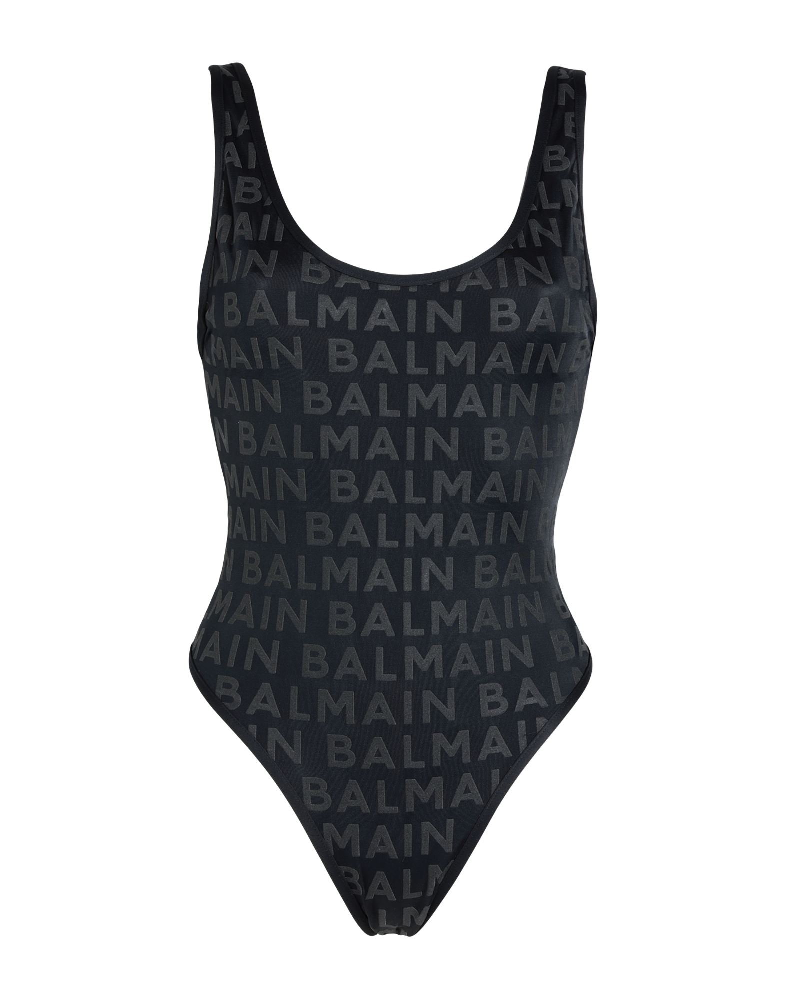 Balmain One-piece Swimsuits In Black | ModeSens