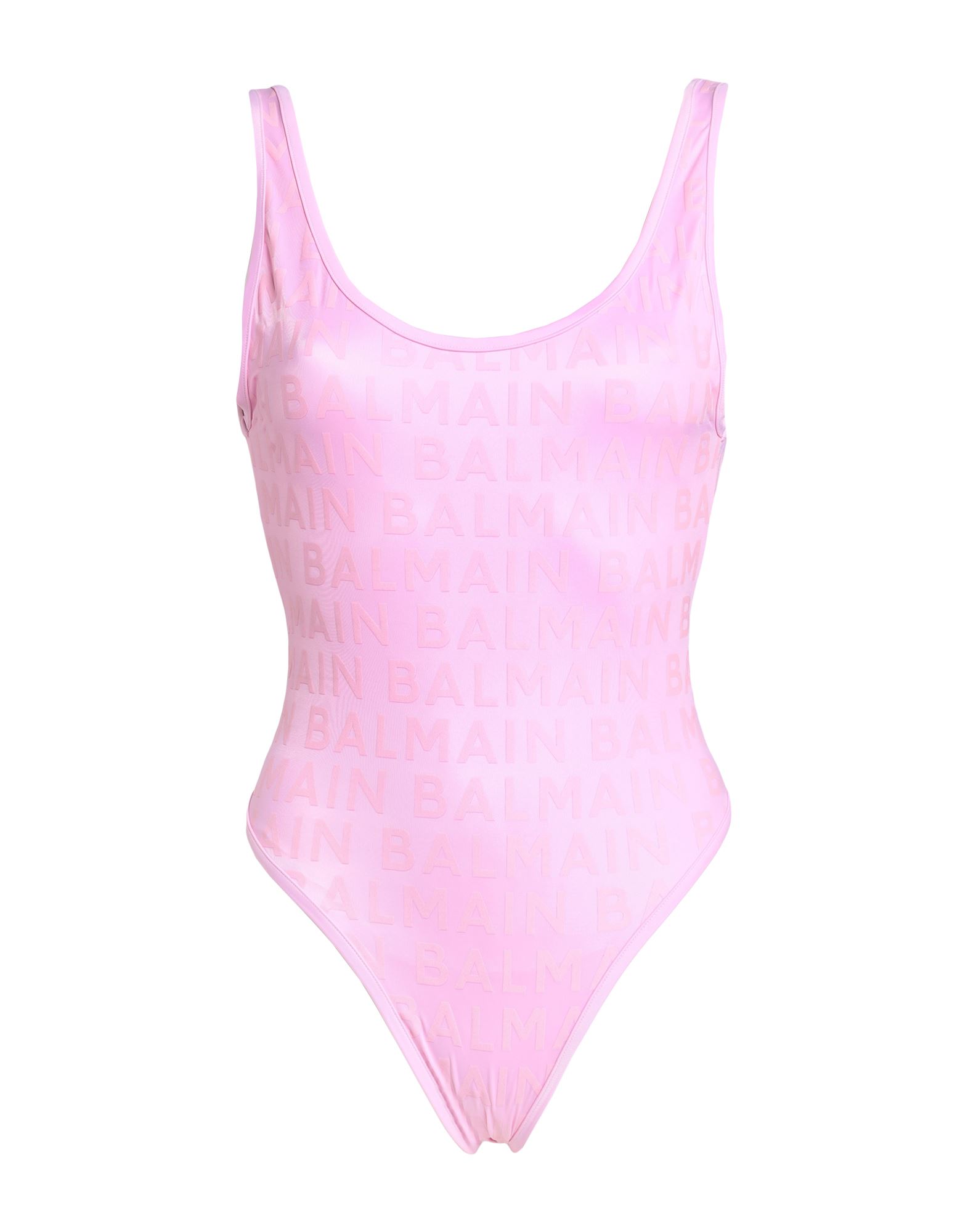 Balmain One-piece Swimsuits In Pink