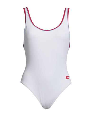 Diesel Woman One-piece Swimsuit White Size M Polyamide, Elastane