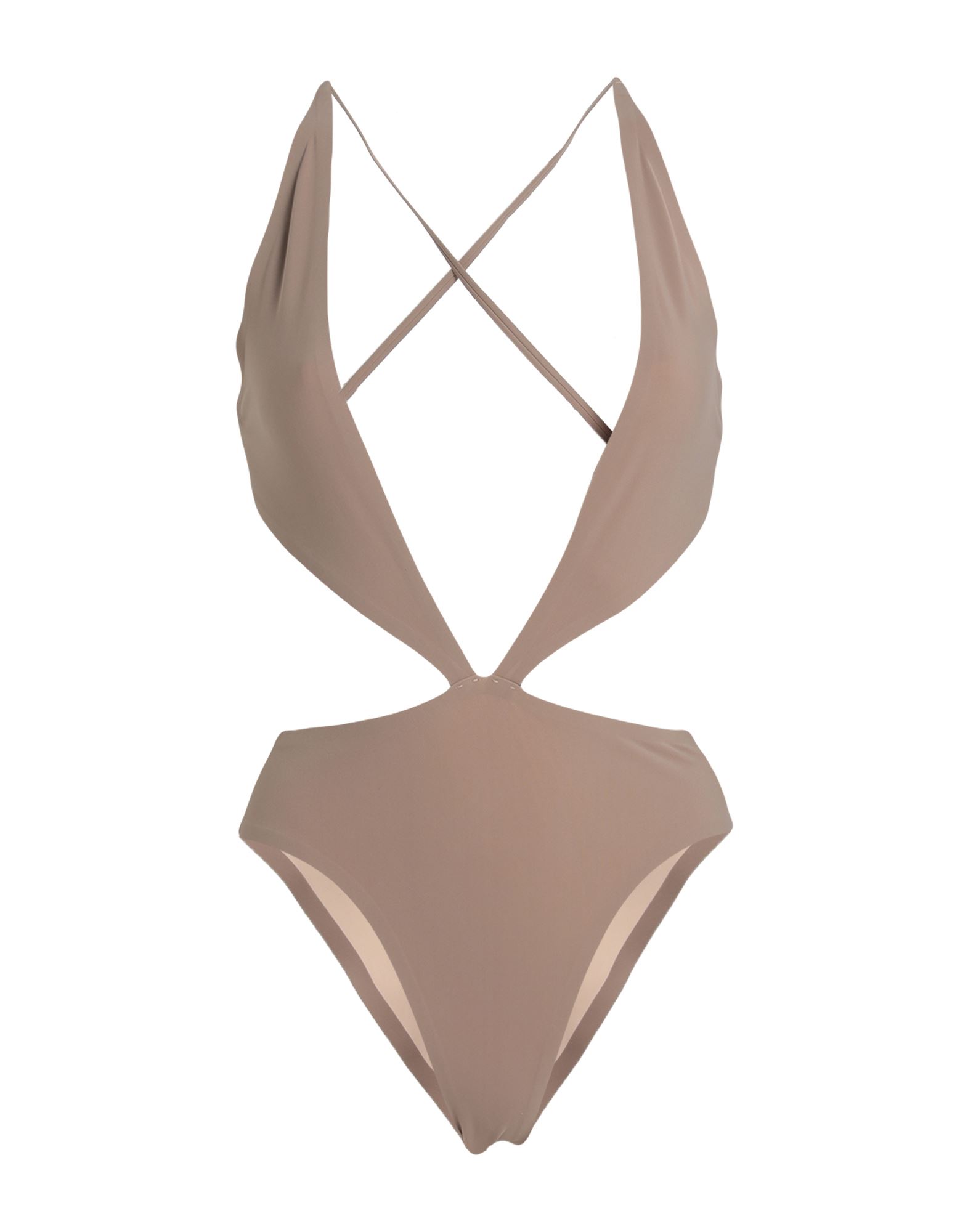 Ndegree21 One-piece Swimsuits In Beige