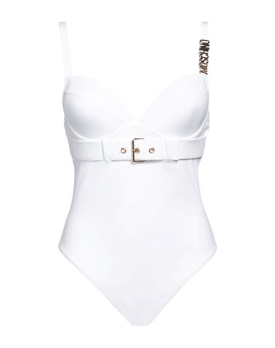 Moschino Woman One-piece swimsuit White Polyamide, Elastane Cover