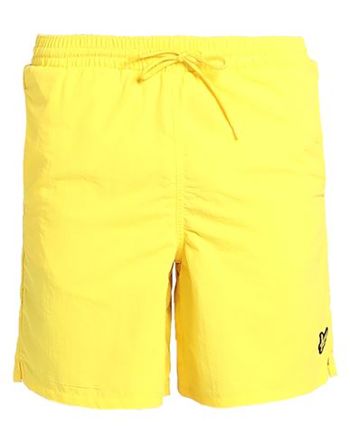 Lyle & Scott Swim Shorts In Yellow