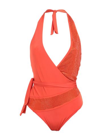 Twinset Woman One-piece Swimsuit Coral Size 40 B Polyamide