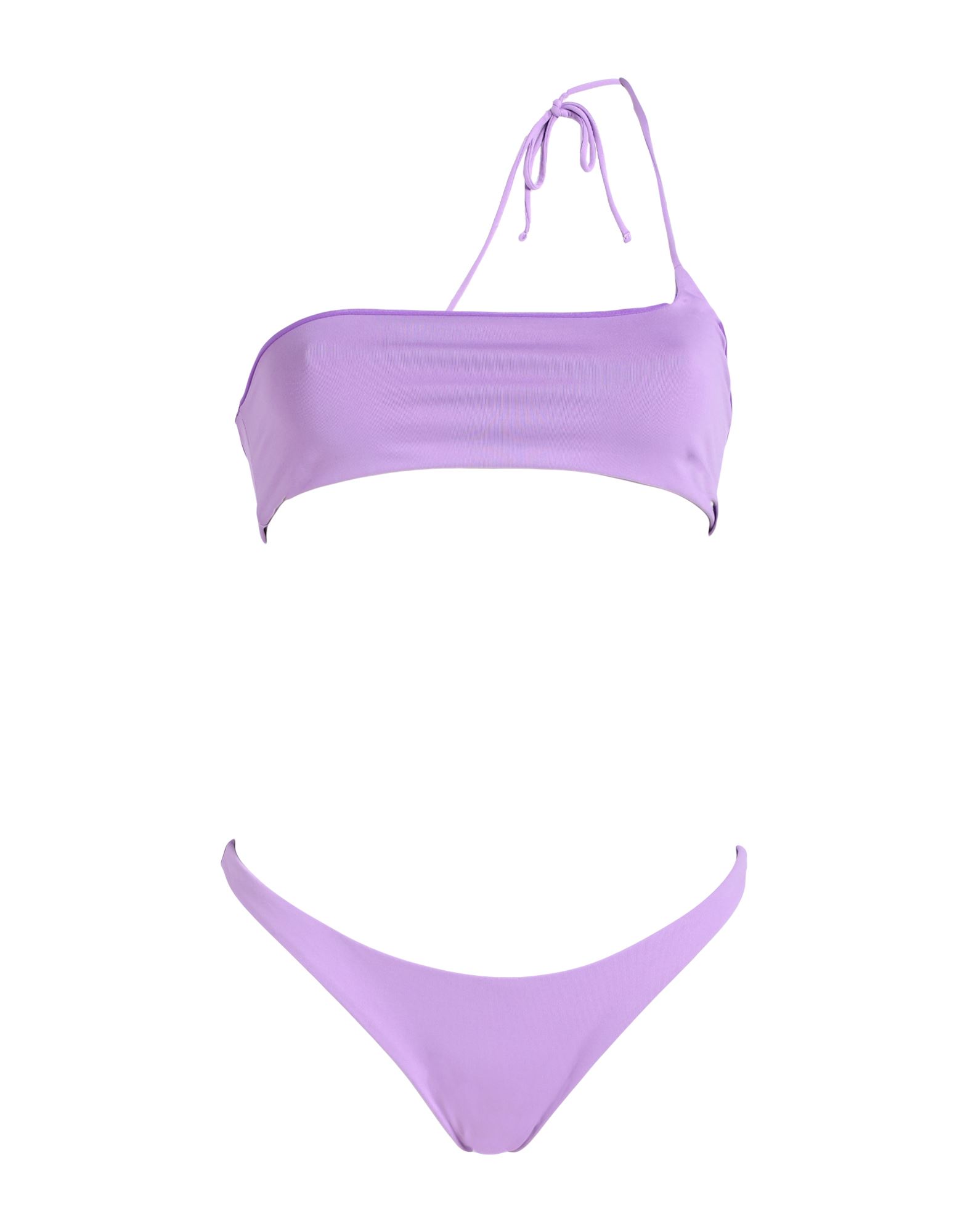 Attico Ribbed Bikini In Purple