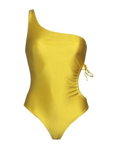 Shop Jade Swim Woman One-piece Swimsuit Acid Green Size L Nylon, Elastane