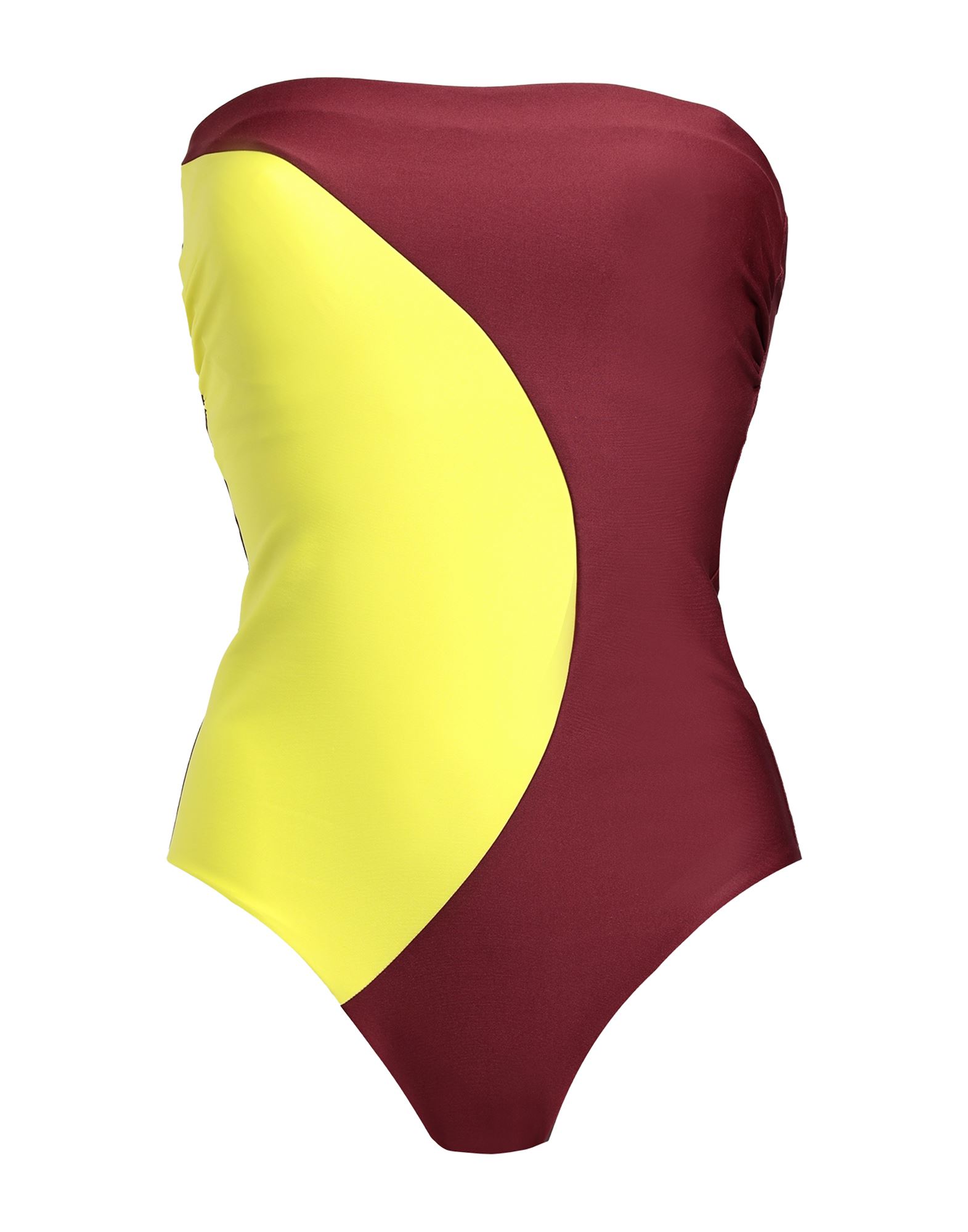 Lejaby Wave One-piece Swimsuits In Yellow