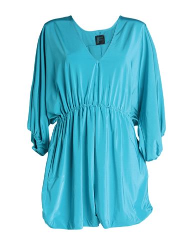 Fisico Woman Cover-up Turquoise Size S Polyamide, Elastane In Blue