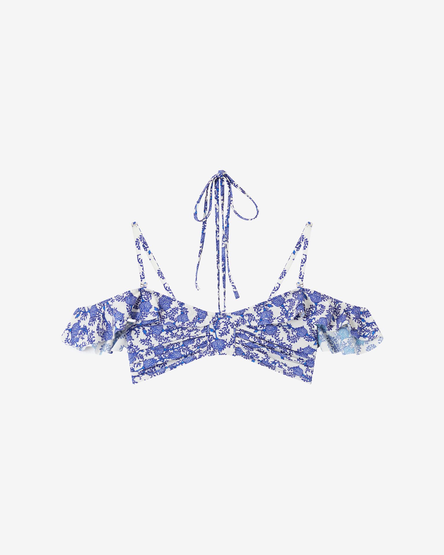 Isabel Marant Étoile Skyros Bikini Top In Blue