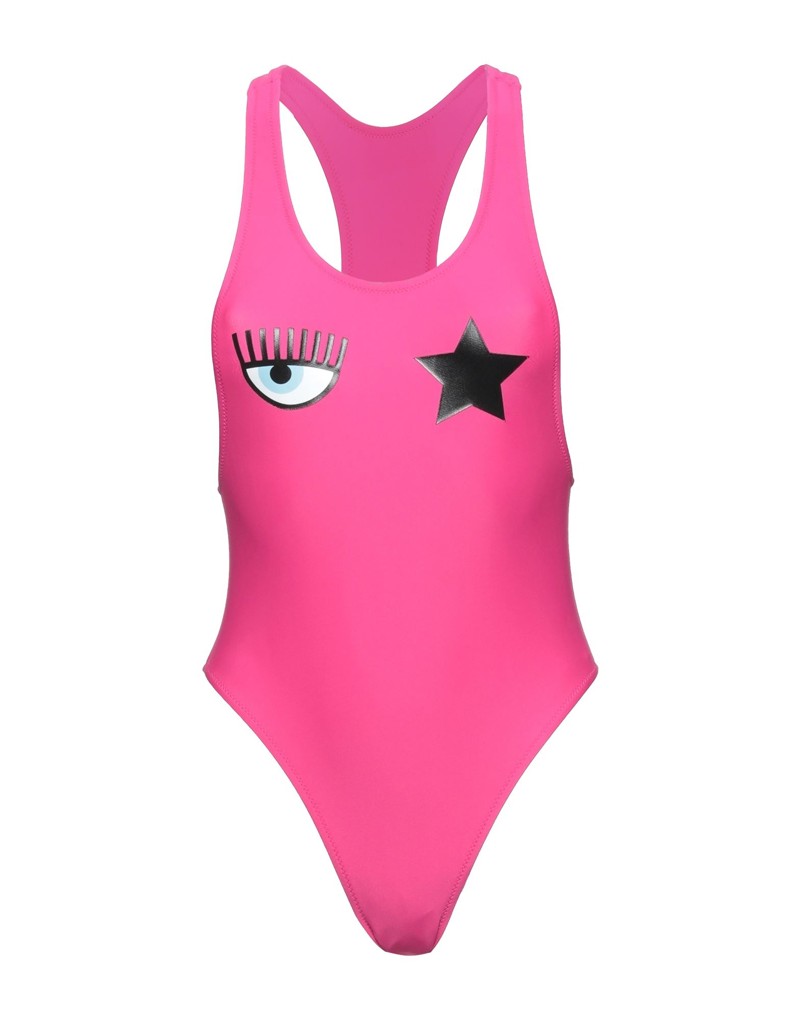 Chiara Ferragni Eye Star Bikini One Piece Swimsuit In Pink