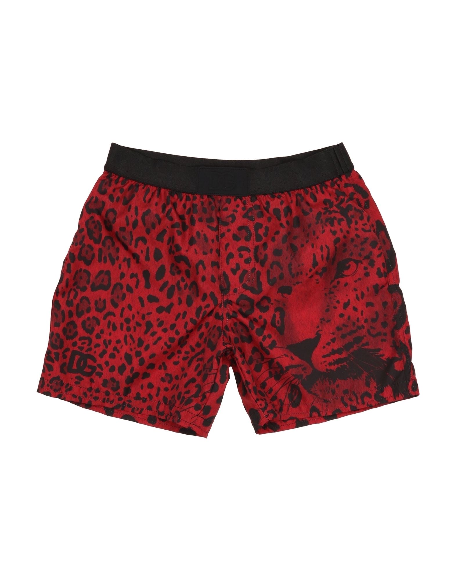Dolce & Gabbana Kids' Swim Trunks In Red