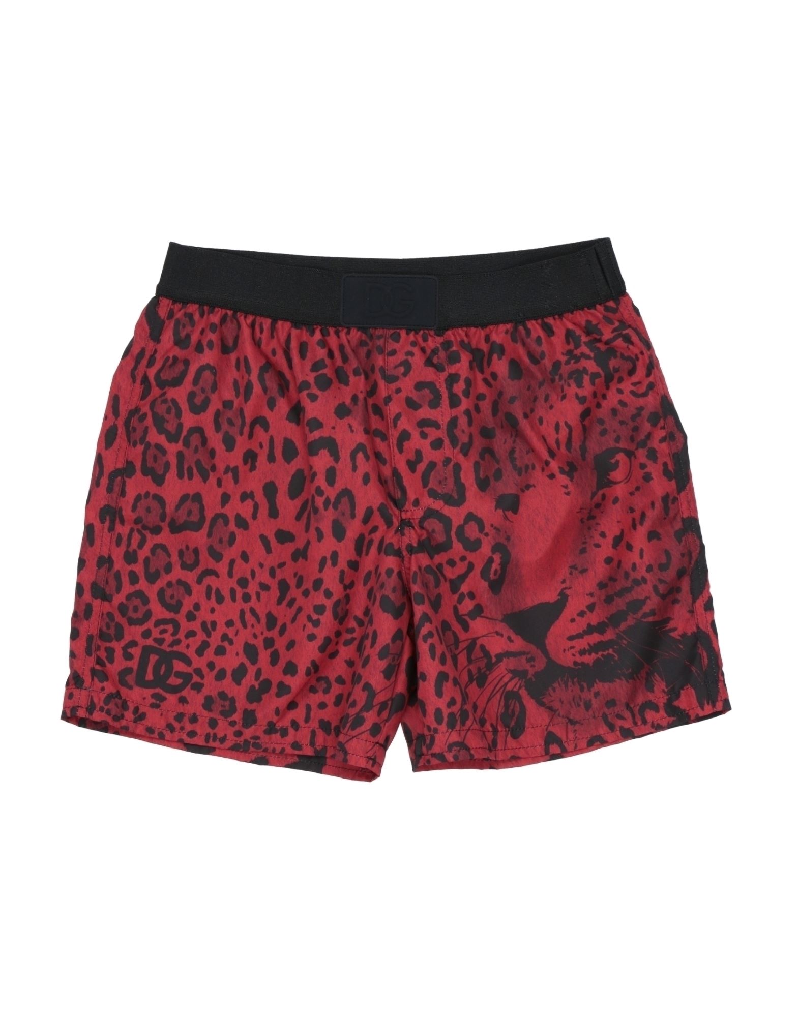 Dolce & Gabbana Kids' Swim Trunks In Red