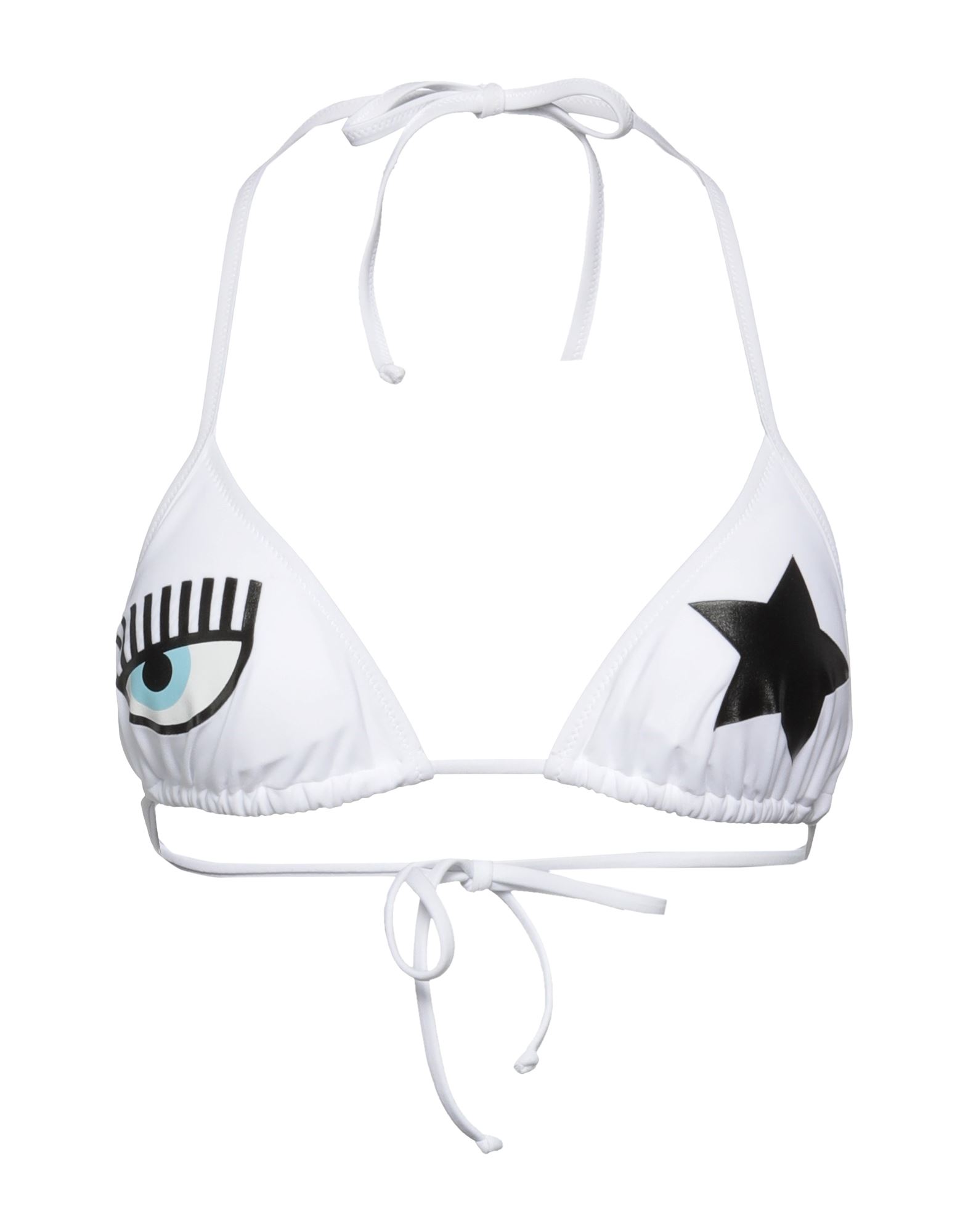Chiara Ferragni Bikini Tops In White