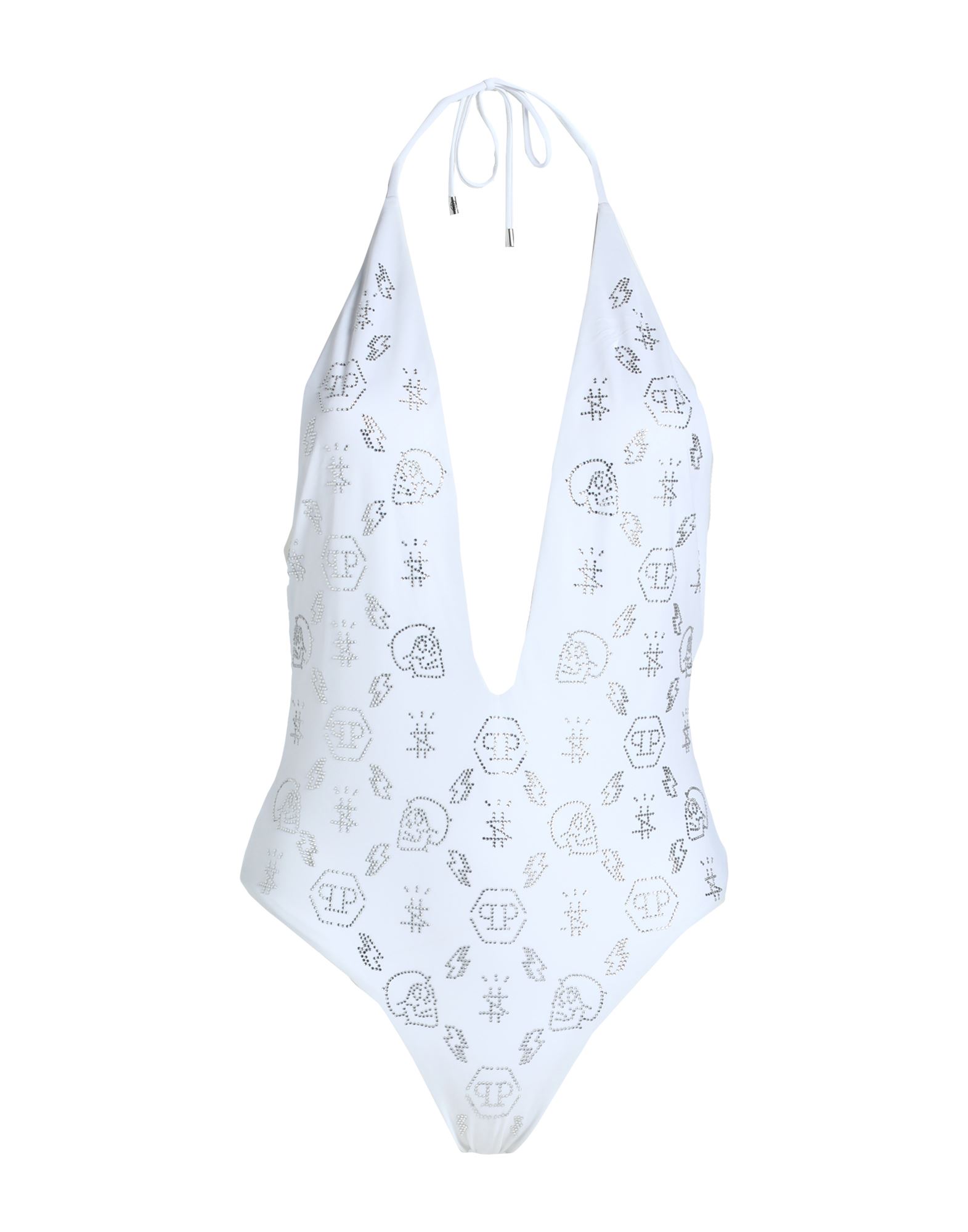 Philipp Plein One-piece Swimsuits In White