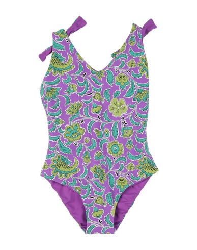 Fisichino Babies'  Toddler Girl One-piece Swimsuit Purple Size 4 Polyamide, Elastane