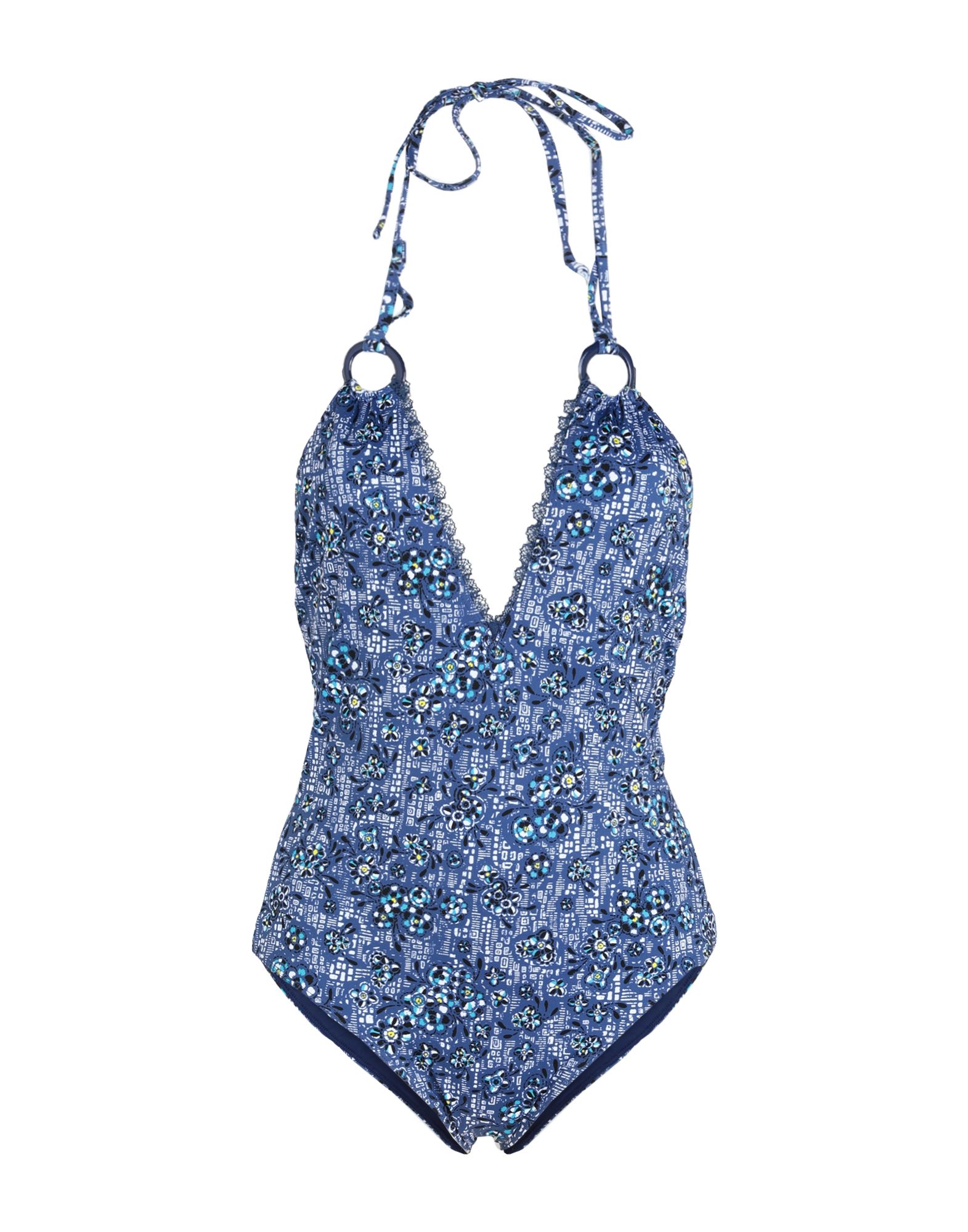 Poupette St Barth One-piece Swimsuits In Blue