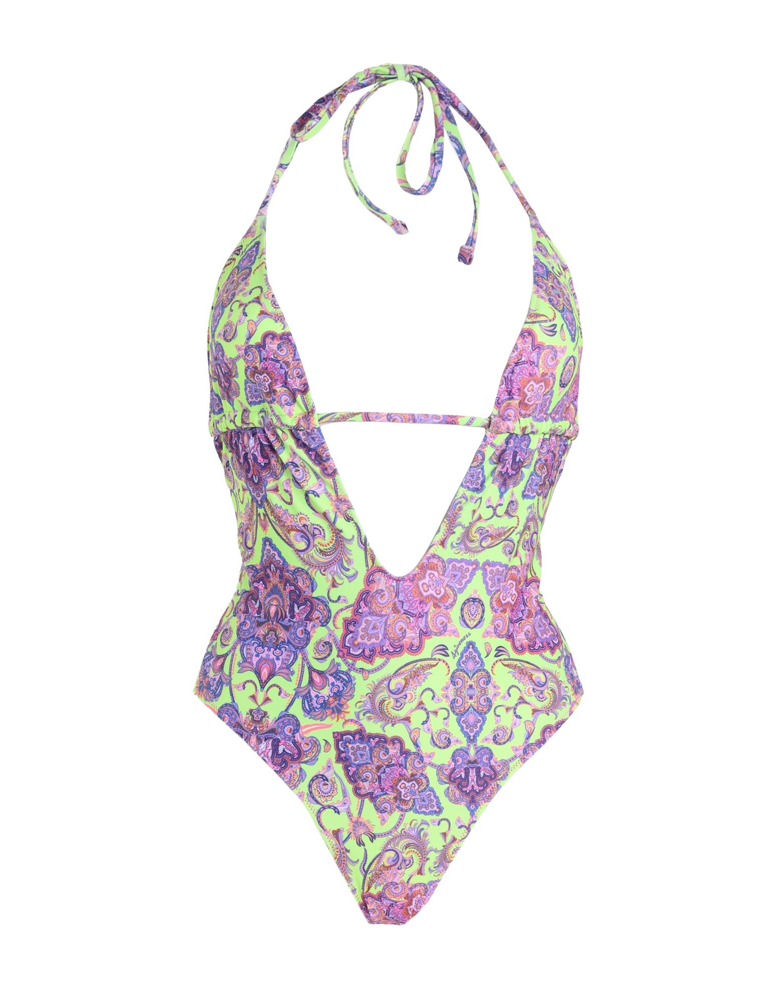 4giveness One-piece Swimsuits In Acid Green | ModeSens