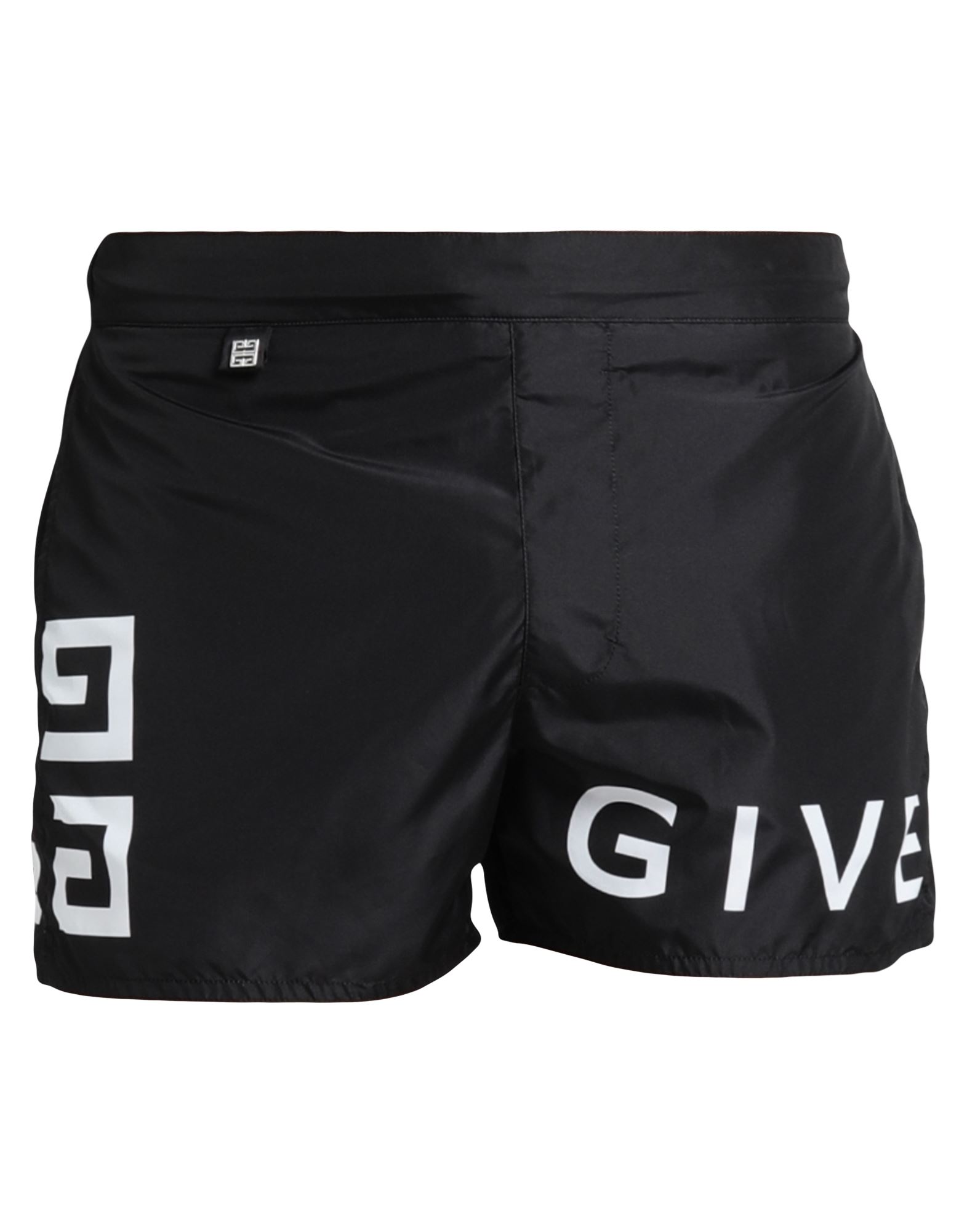 Givenchy Logo-embroidered Swim Shorts In Black