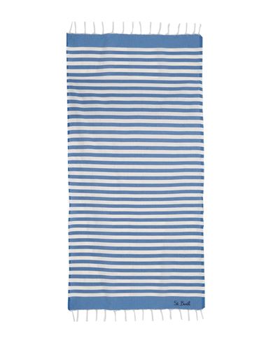Mc2 Saint Barth Man Beach Towel Blue Size - Cotton