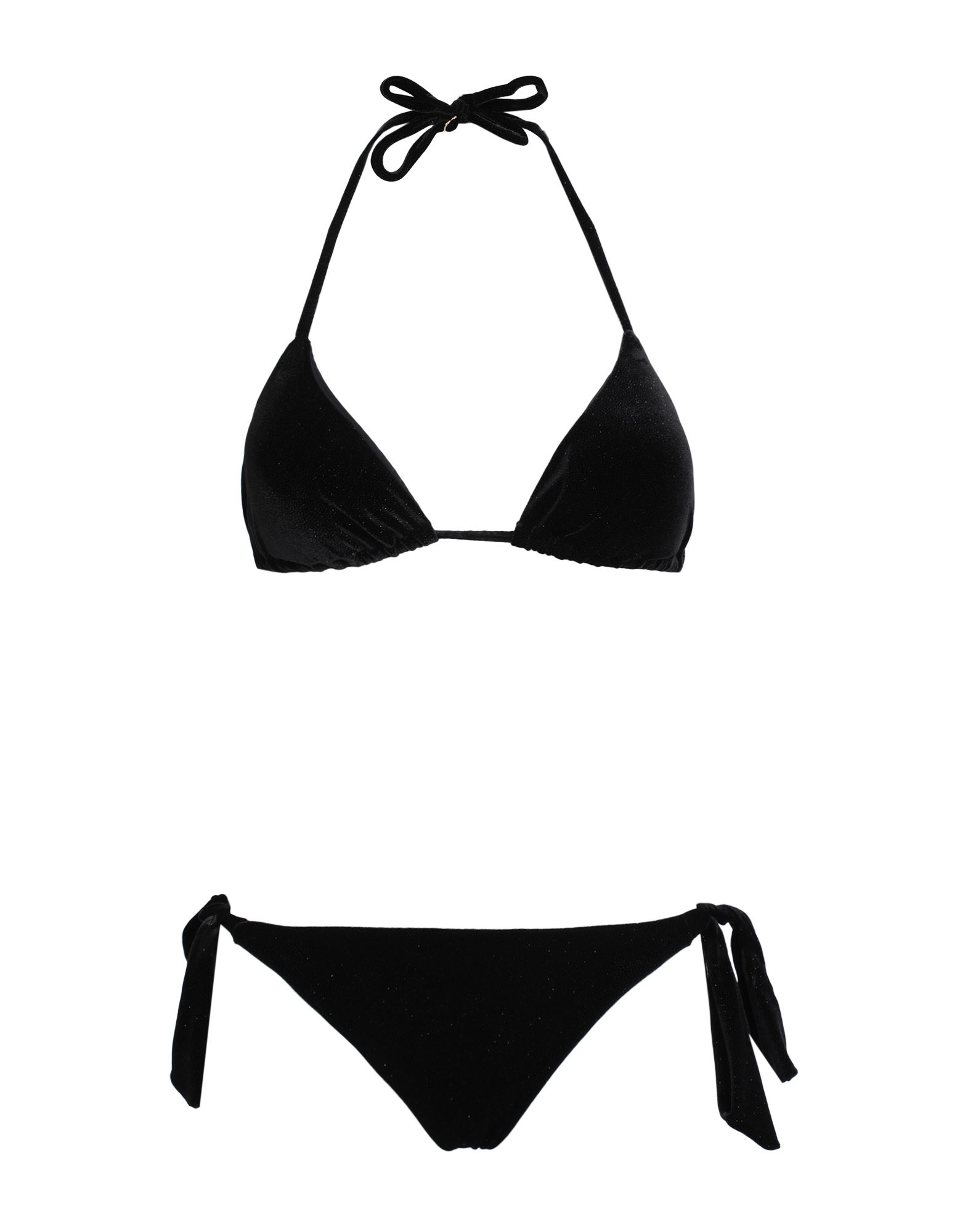 Ilaria Vitagliano Luxury Beachwear Bikinis In Black