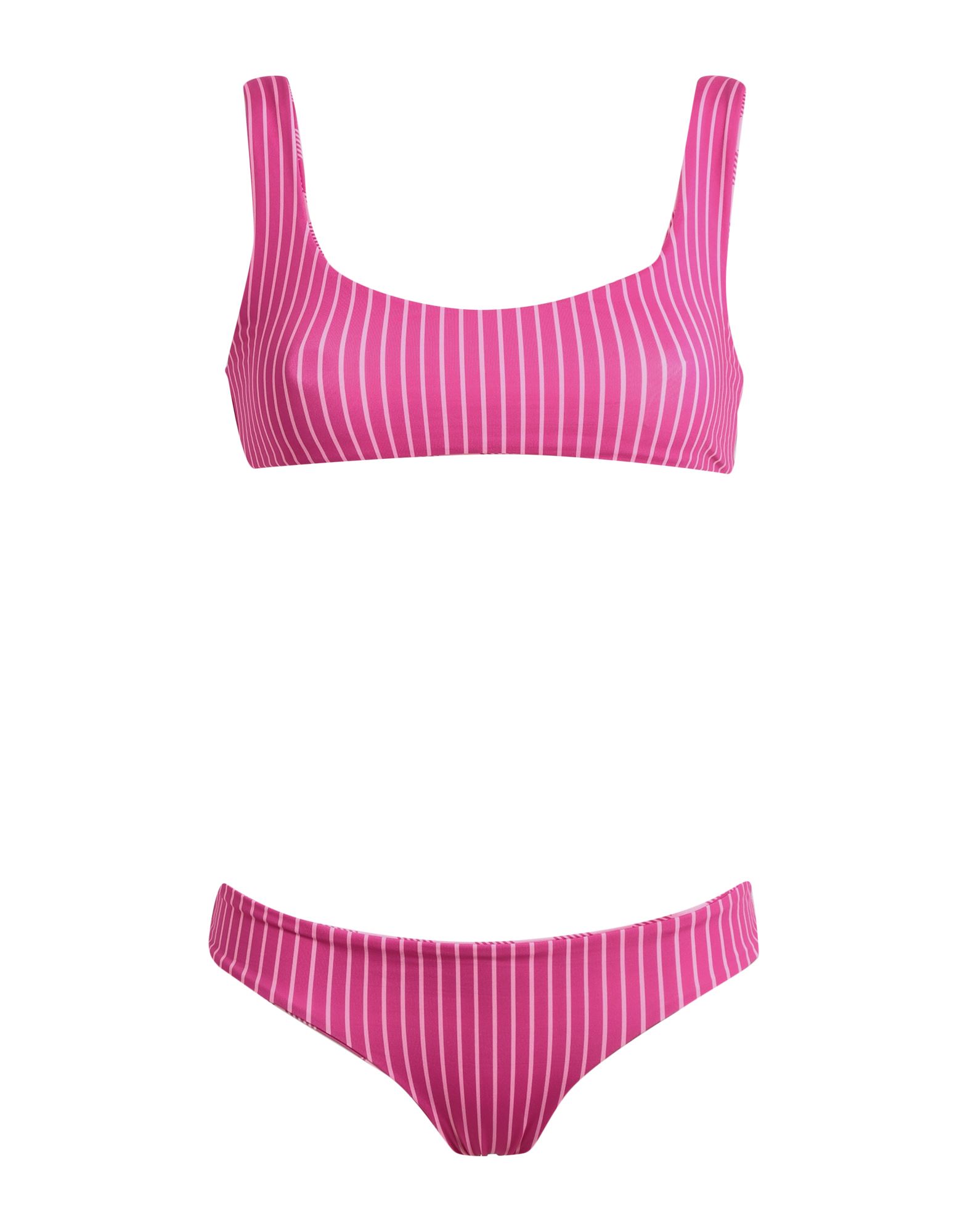 Solid & Striped Bikinis In Pink