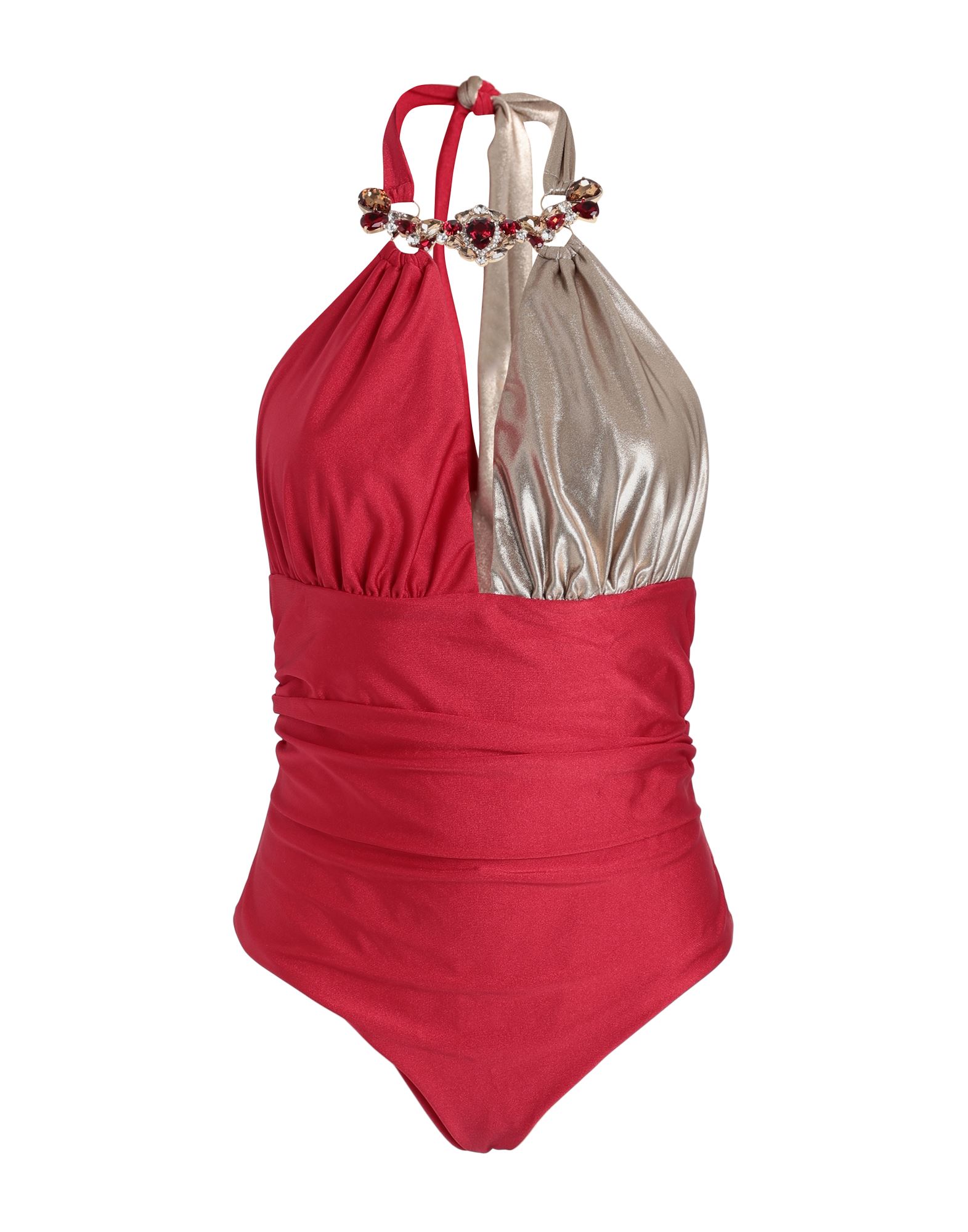 Ilaria Vitagliano Luxury Beachwear One-piece Swimsuits In Red