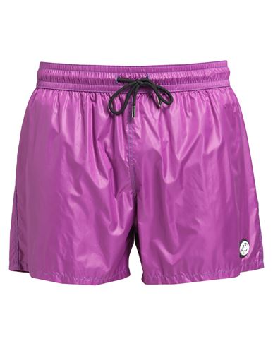 Island Coco Bikini Man Swim Trunks Mauve Size Xl Polyamide In Purple