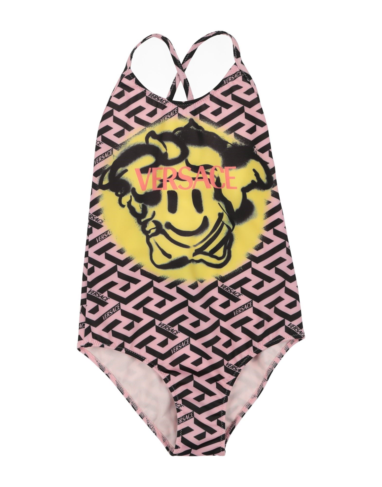 Versace Young Kids'  One-piece Swimsuits In Pink