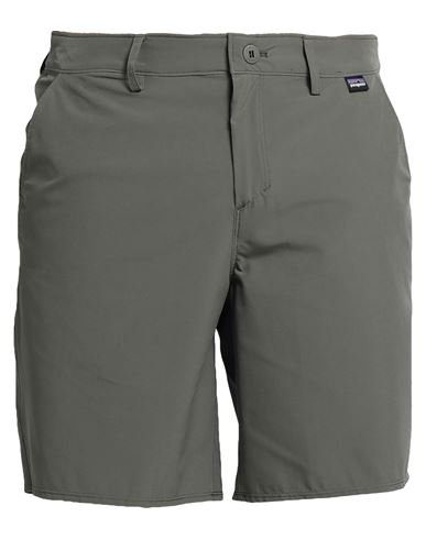 Patagonia Man Beach Shorts And Pants Military Green Size 34 Recycled Polyester, Elastane