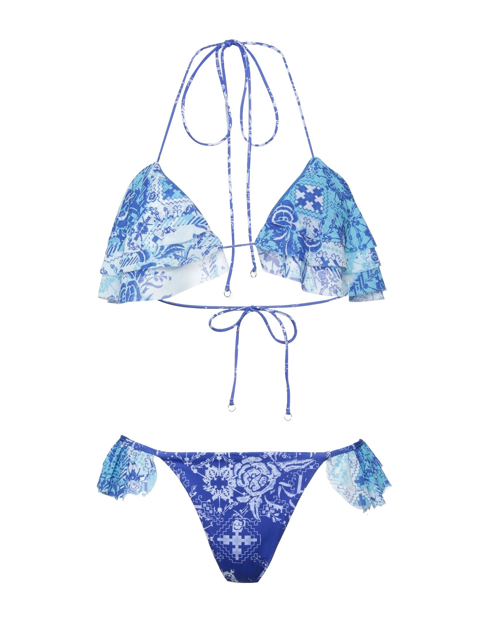 F**k Project Woman Bikini Blue Size L Polyester, Elastane